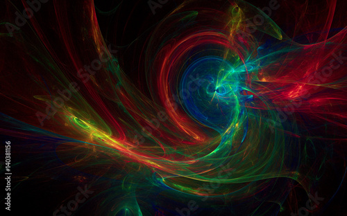 abstract fractal light background