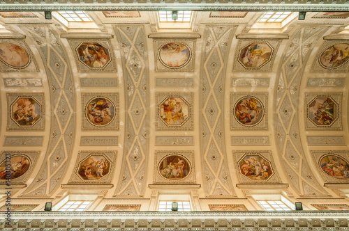 Interior of the Basilica of St. Lawrence the Martyr is the cathedral in Trapani