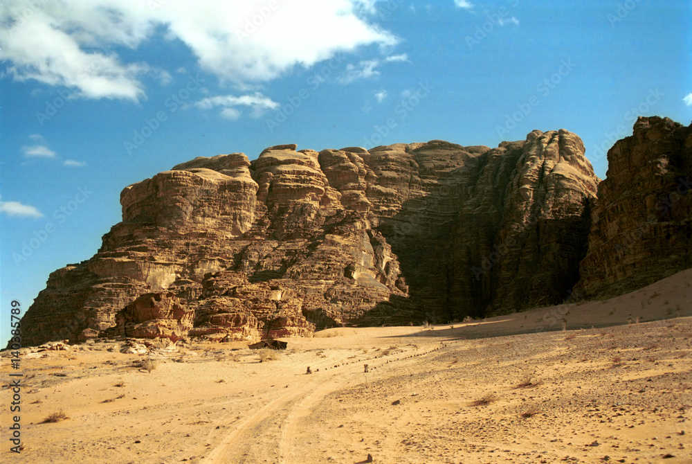 Desert scene, Wadi Rum, Jordan