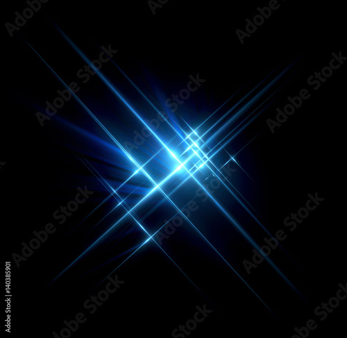 Glow light effect stars bursts with sparkles. Light cosmic crossing substance. Array of stars. Glow cross symbol. Optical flares background. Art design banner. Christmas celebrate magic flash ray.