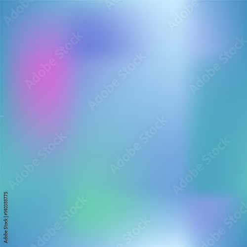 Colorful gradient mesh with dark pink, blue and green. Bright colored square vector background.