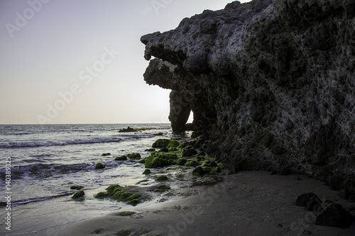 Nature reserve of the end of Gata-Nijar, Alería, Andalusia. Spain
