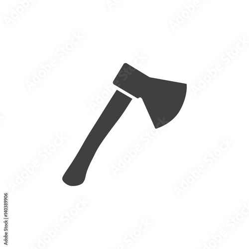 axe icon on the white background
