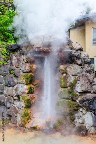 Beppu is a city in Oita Prefecture on the island of Kyushu, Japan. It is situated between the sea and the mountains. It is famous for its hot springs.