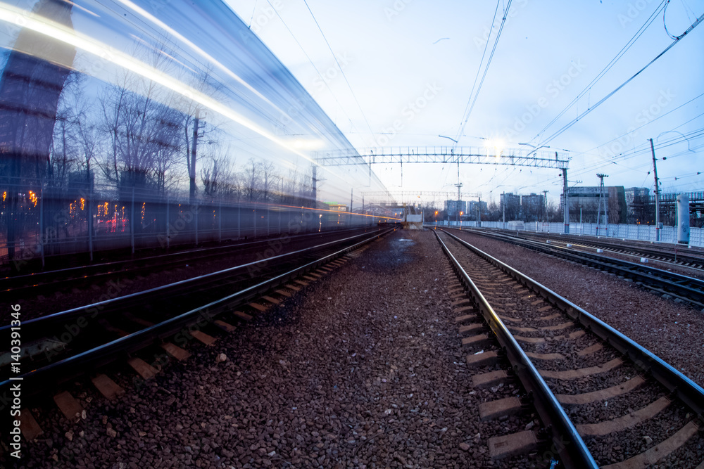  the night railroad in lamps and lights