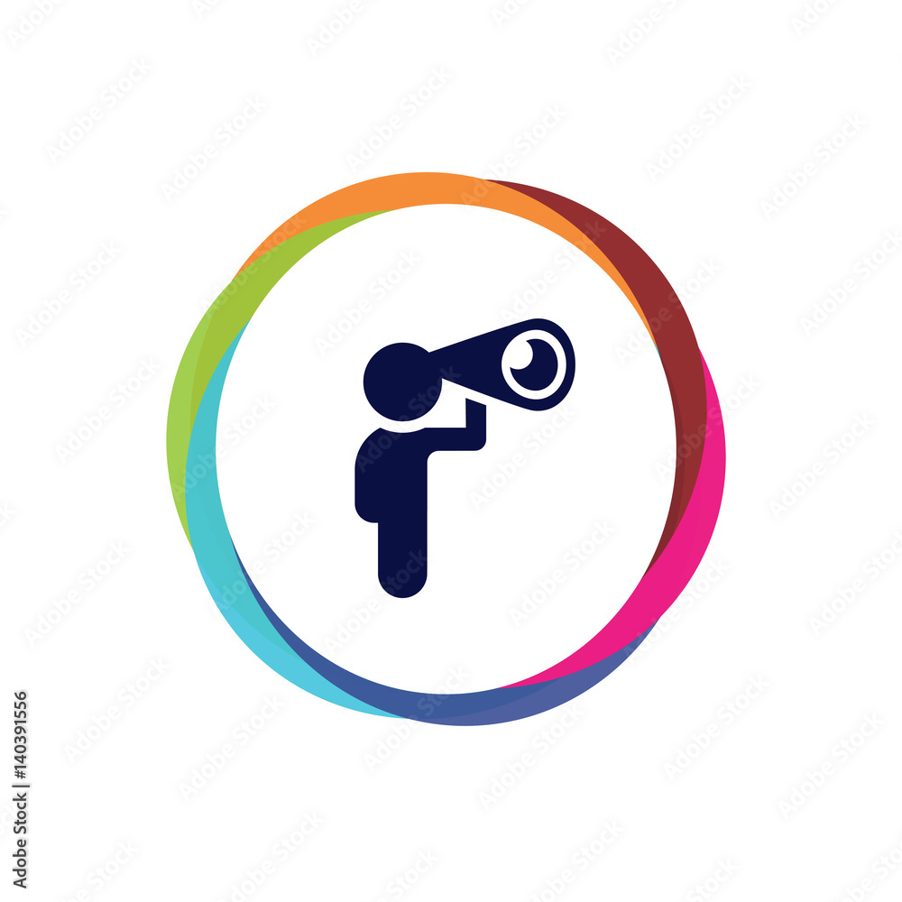 Abstract Multicolor App Button Abstract Multicolor App Button
