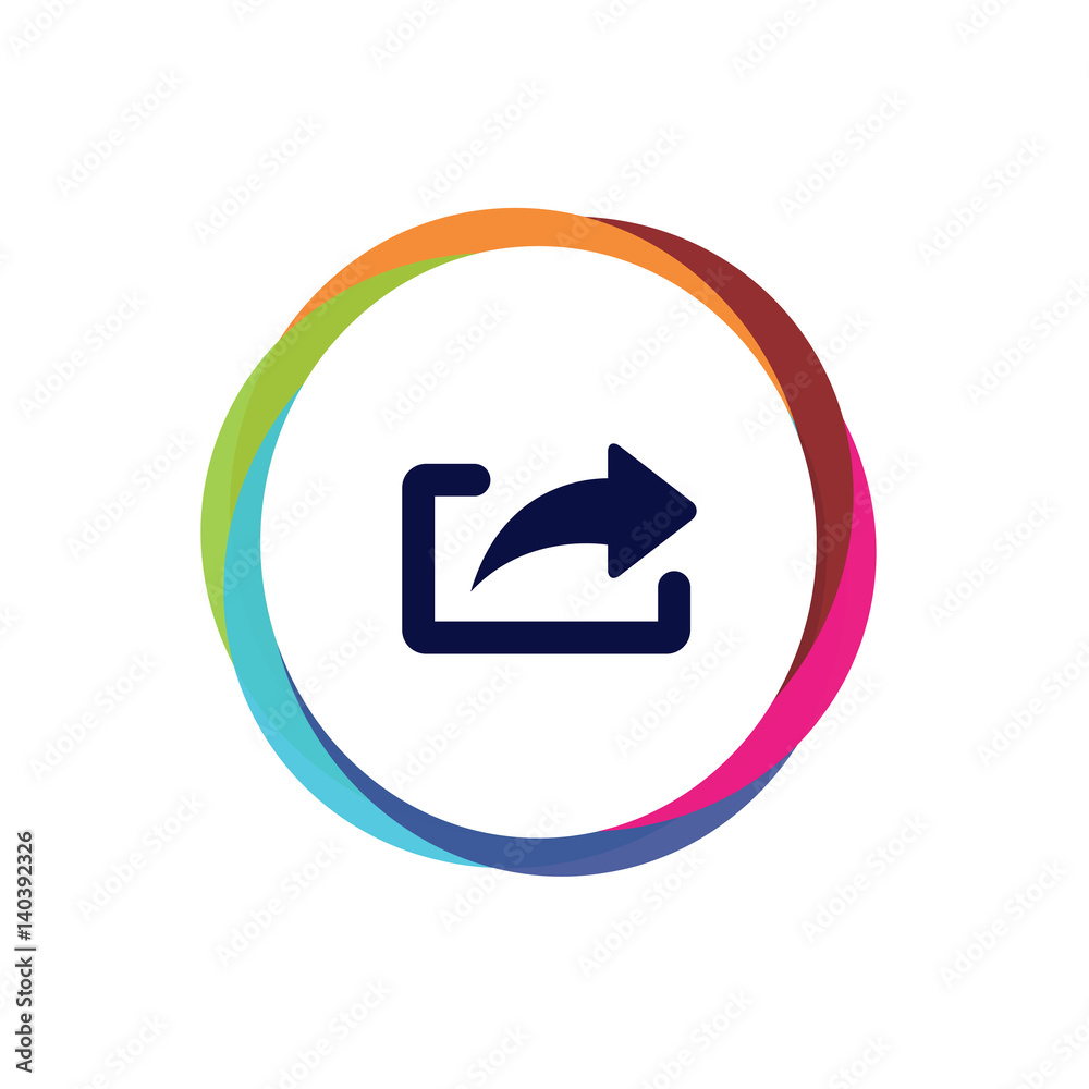 Abstract Multicolor App Button Abstract Multicolor App Button