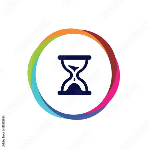 Abstract  Multicolor  App  Button