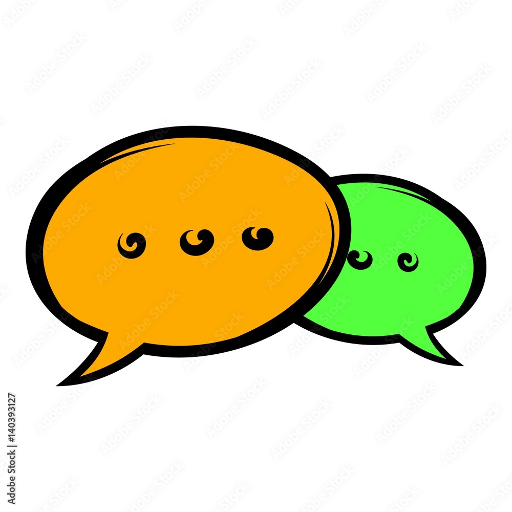 Speach bubles icon, icon cartoon Speach bubles icon, icon cartoon