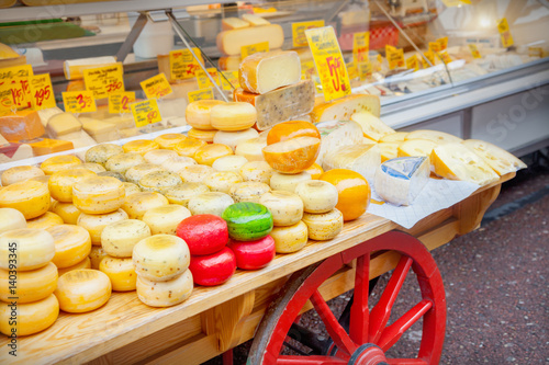 Cheese at the market