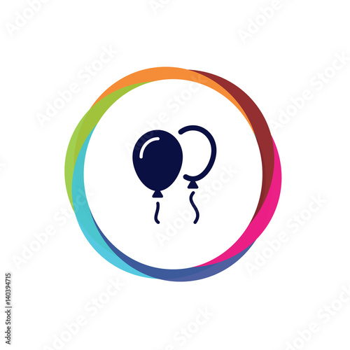 Abstract  Multicolor  App  Button