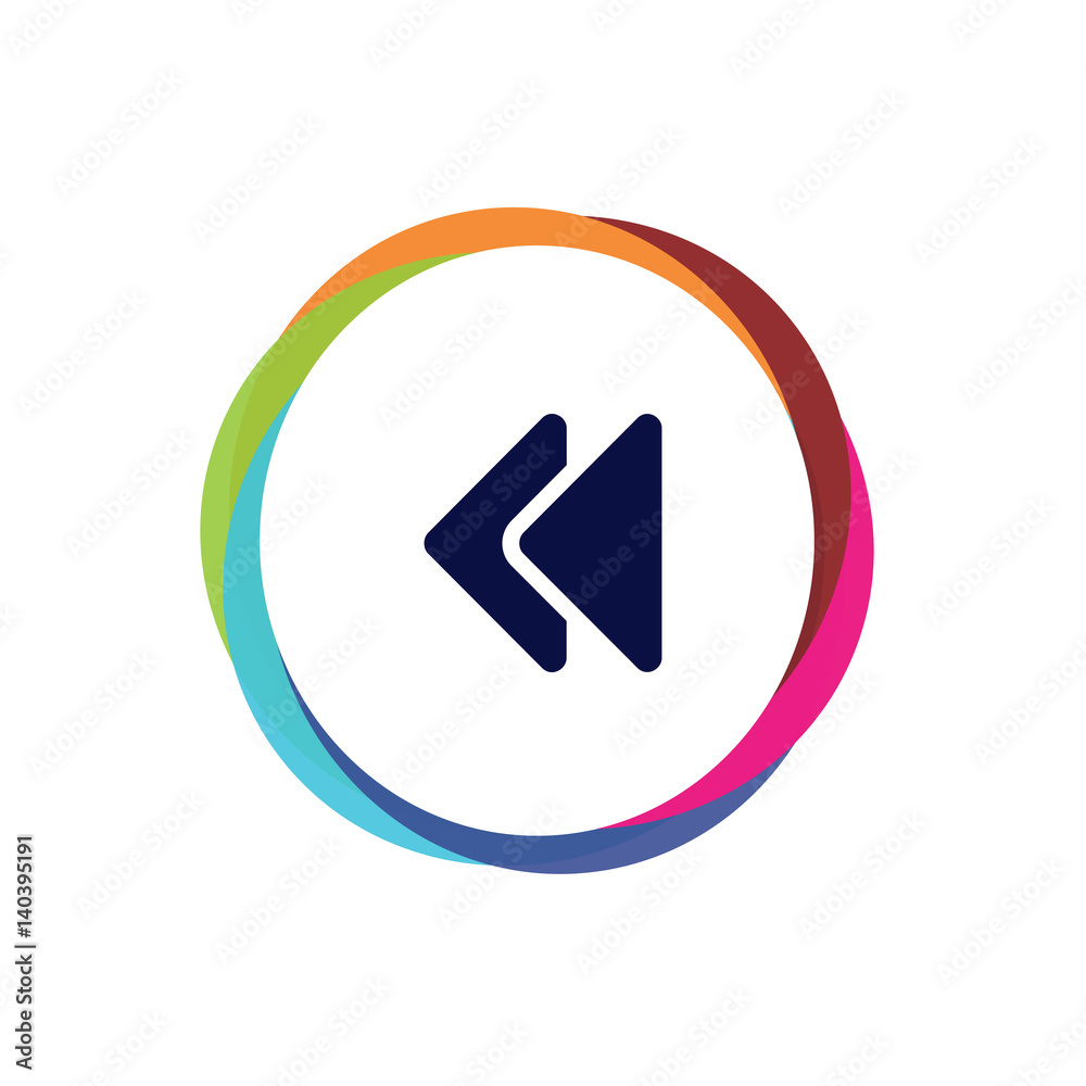 Abstract Multicolor App Button Abstract Multicolor App Button