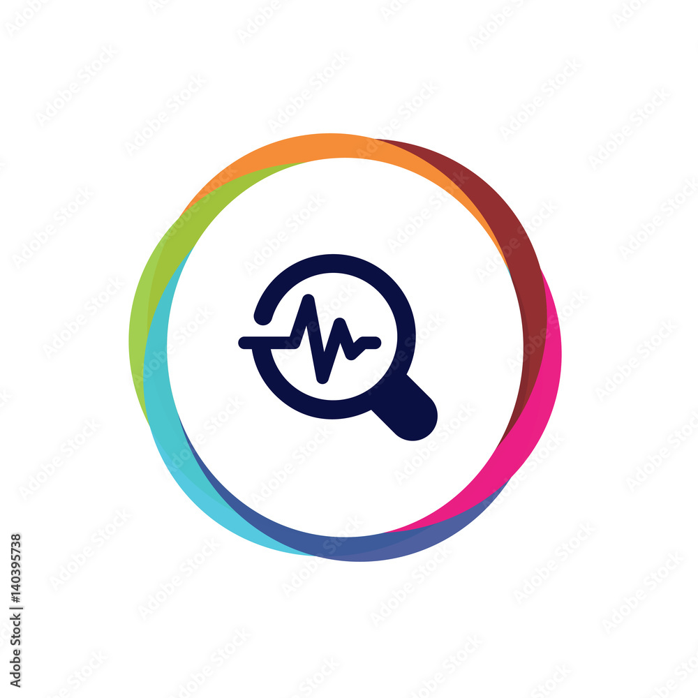 Abstract Multicolor App Button Abstract Multicolor App Button