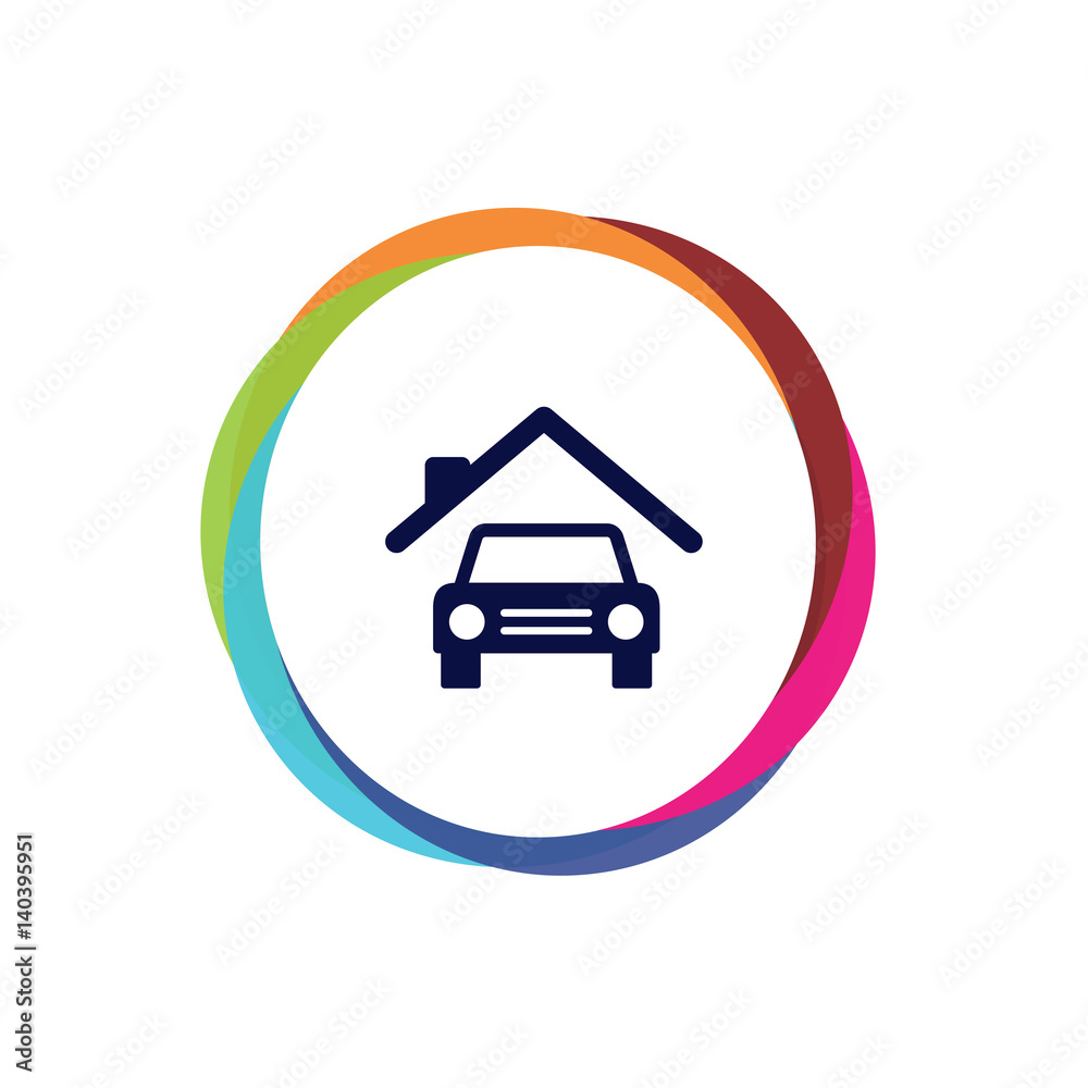 Abstract Multicolor App Button Abstract Multicolor App Button