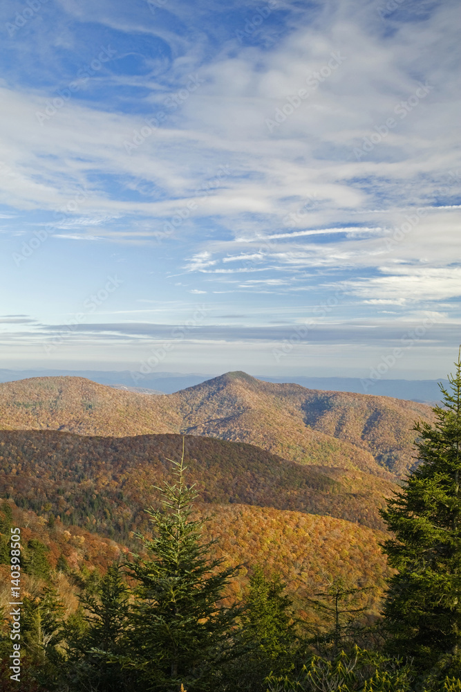 Autumn, Courthouse Valley Overlook, Blue Ridge Parkway Autumn, Courthouse Valley Overlook, Blue Ridge Parkway