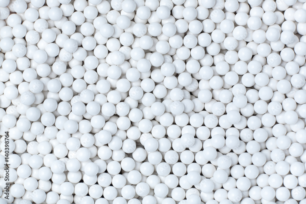Background of white balls. airsoft 6mm Background of white balls. airsoft 6mm