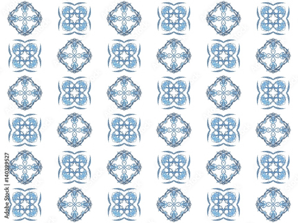 Texture with 3D rendering abstract fractal blue pattern Texture with 3D rendering abstract fractal blue pattern