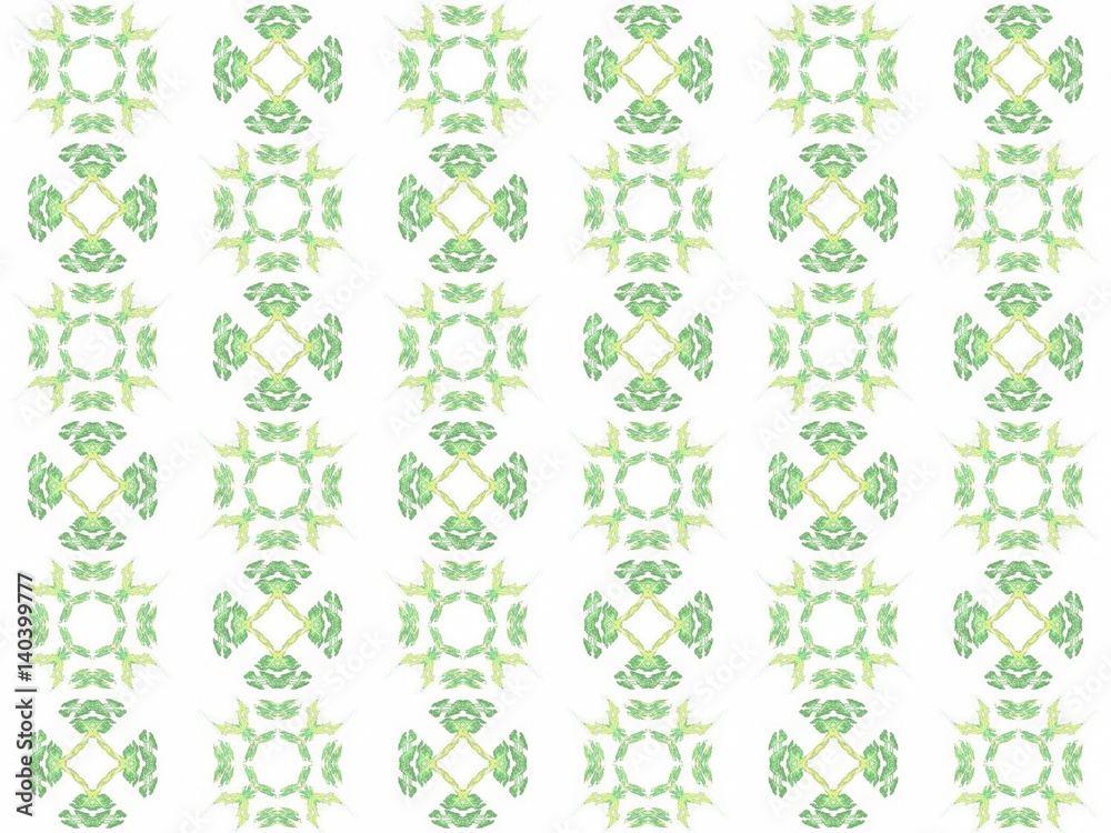 Texture with 3D rendering abstract fractal green pattern Texture with 3D rendering abstract fractal green pattern