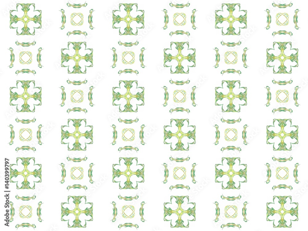 Texture with 3D rendering abstract fractal green pattern Texture with 3D rendering abstract fractal green pattern