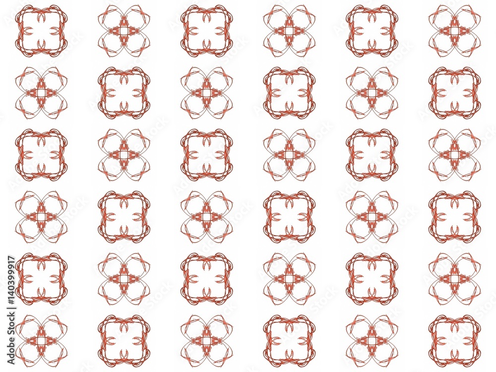 Texture with 3D rendering abstract fractal red pattern Texture with 3D rendering abstract fractal red pattern