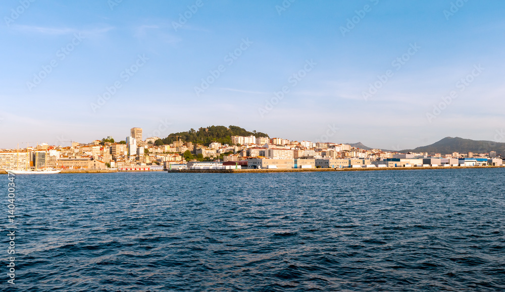 A view of Vigo from the sea