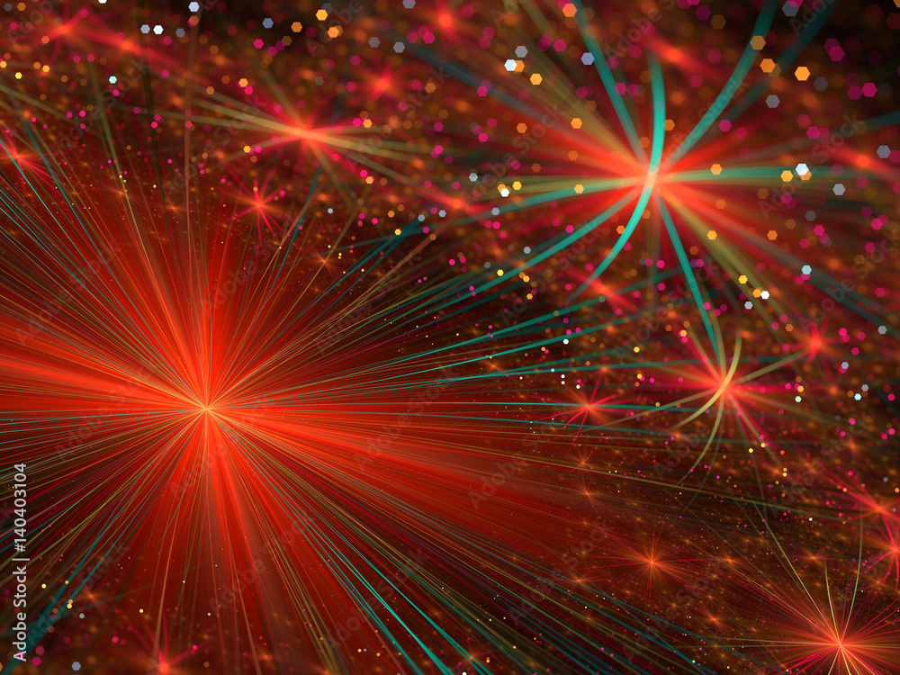 Firework Flash - Fractal Art Firework Flash - Fractal Art