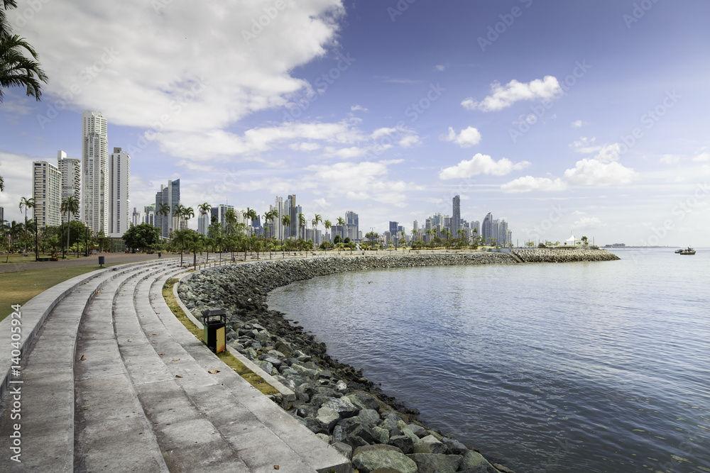 Cinta costera ciudad de Panama