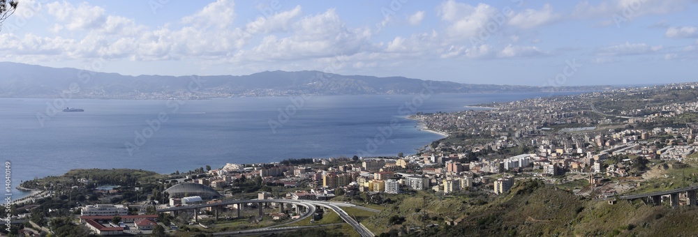 Φωτογραφία Vista Panoramica del centro di Reggio calabria  Nod dal Fortino di Pentimele Sud