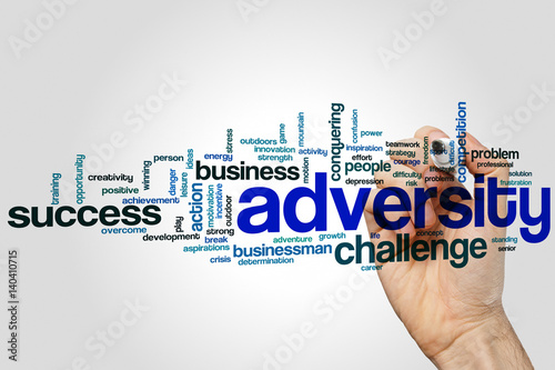 Fotografi Adversity word cloud