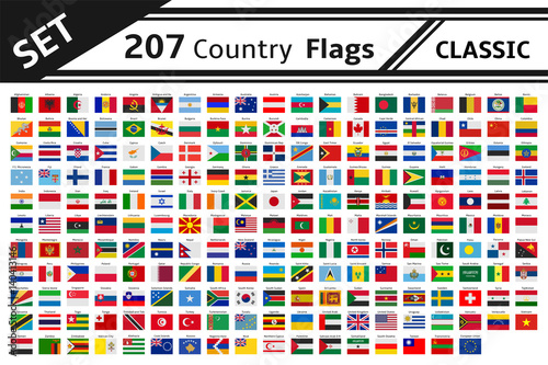 set 207 country flag