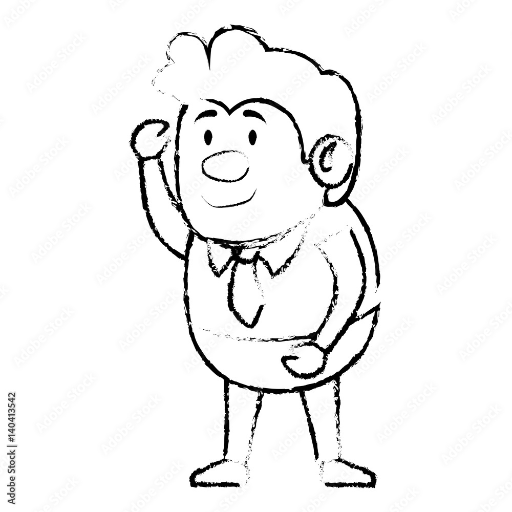 Obraz premium Psychiatric patient avatar character vector illustration design
