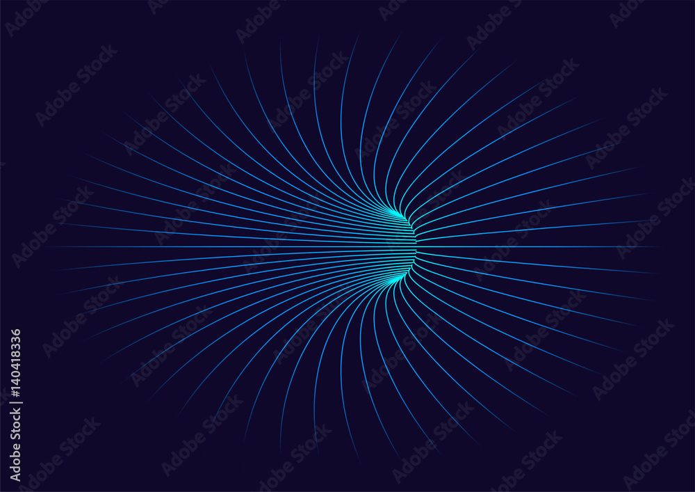Lines composed of glowing backgrounds, abstract background Stock Vector