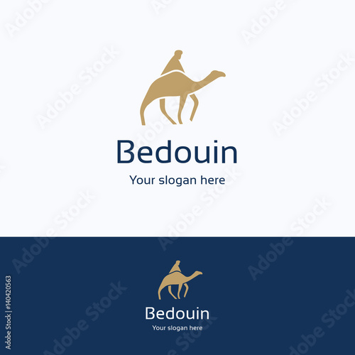 Bedouin on camel logo
