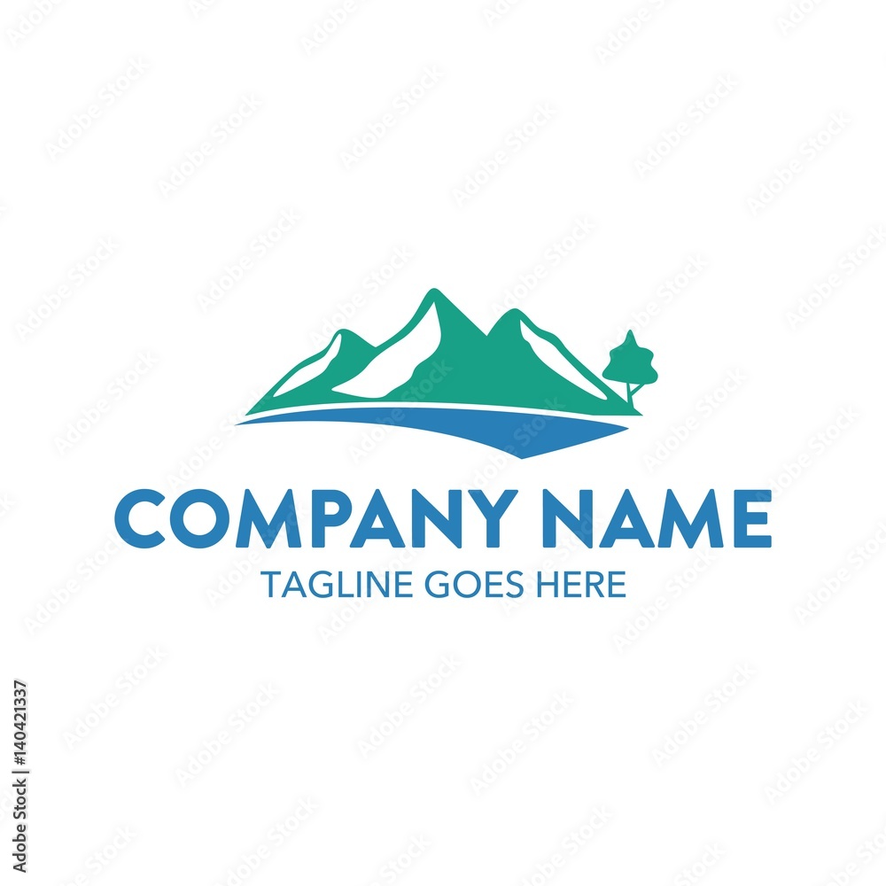 Landscape Unique Logo Template
