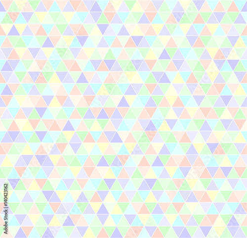 Triangle pattern. Seamless vector geometric background