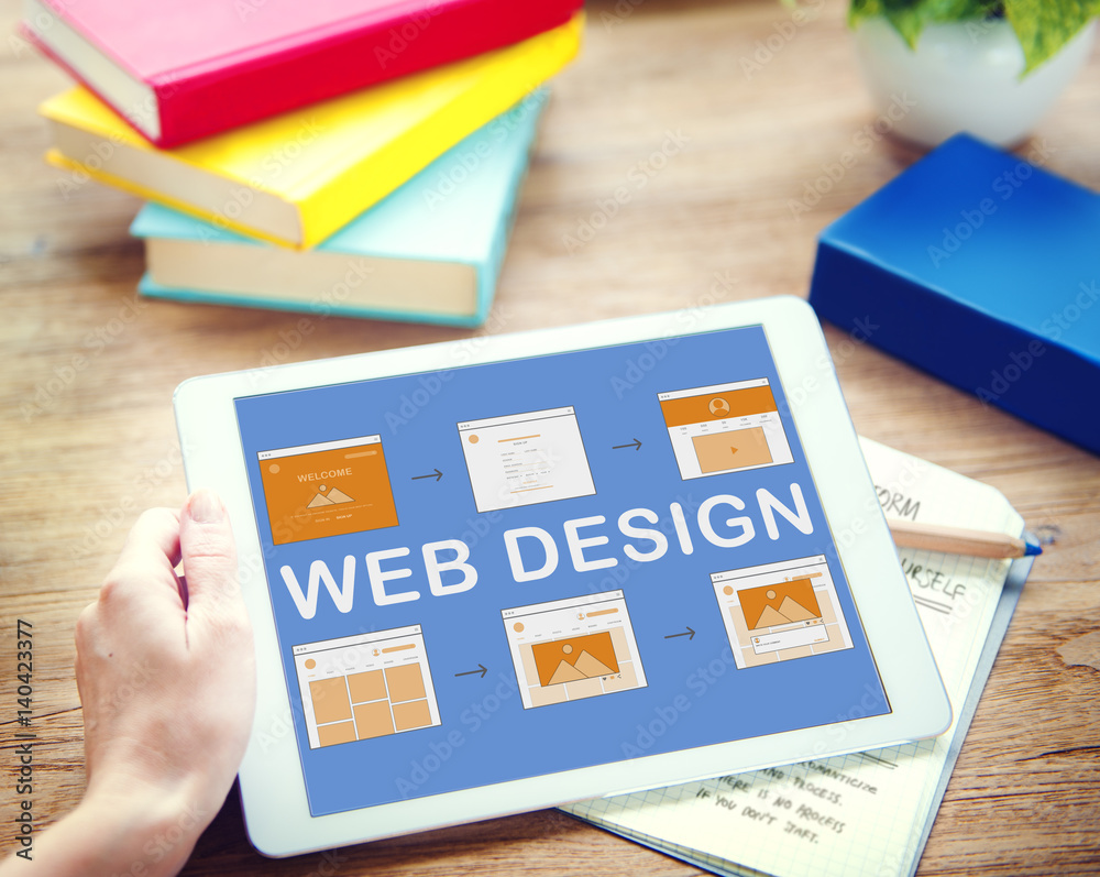 Web Design Work Website Development Concept Web Design Work Website Development Concept
