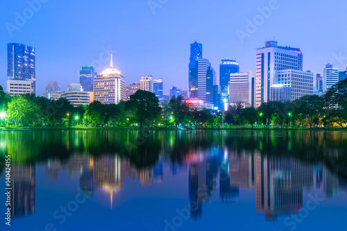 Lumpini park in Bangkok, Thailand.