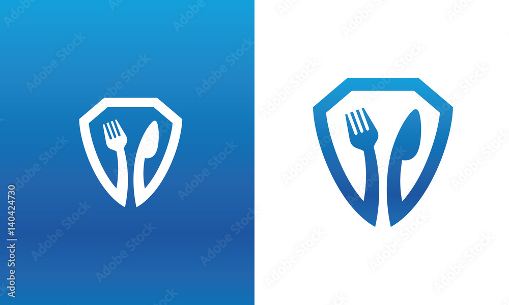 Security Food Logo Vector Security Food Logo Vector