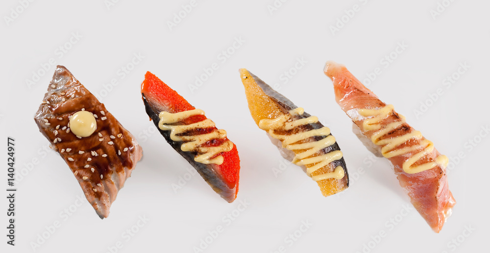 Colorful Japanese sushi