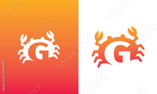 Crab Logo Vector
