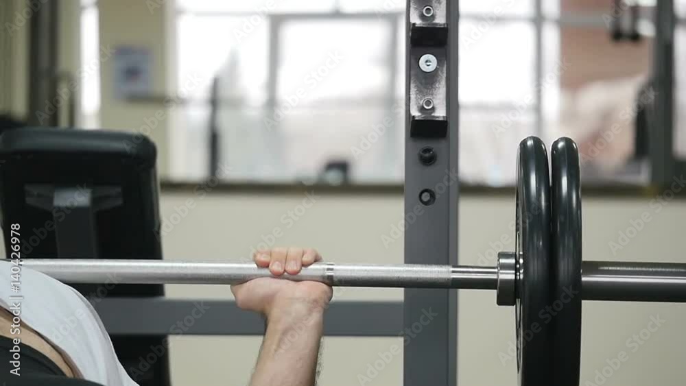 Male bodybuilder arms training. Preparing for the competition. Healthy Lifestyle slow motion Male bodybuilder arms training. Preparing for the competition. Healthy Lifestyle slow motion