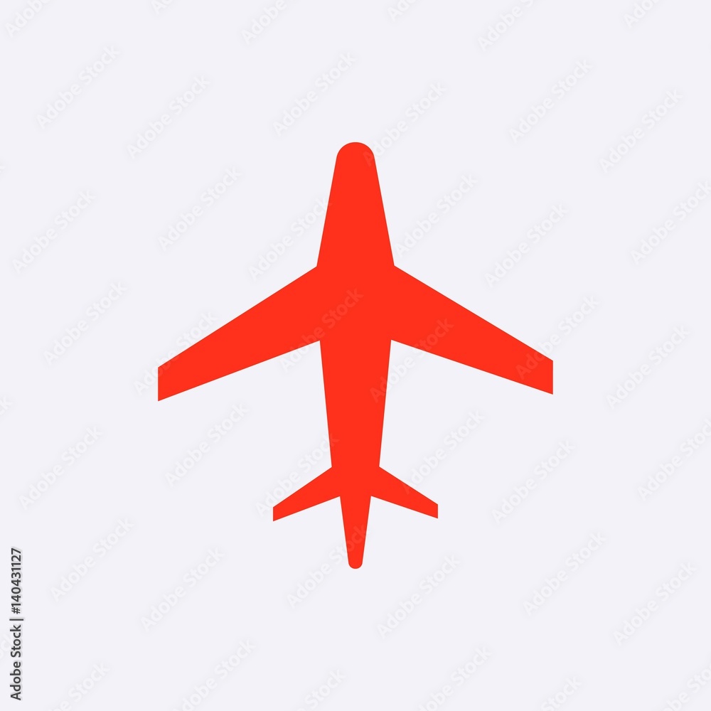 aircraft icon stock vector illustration flat design