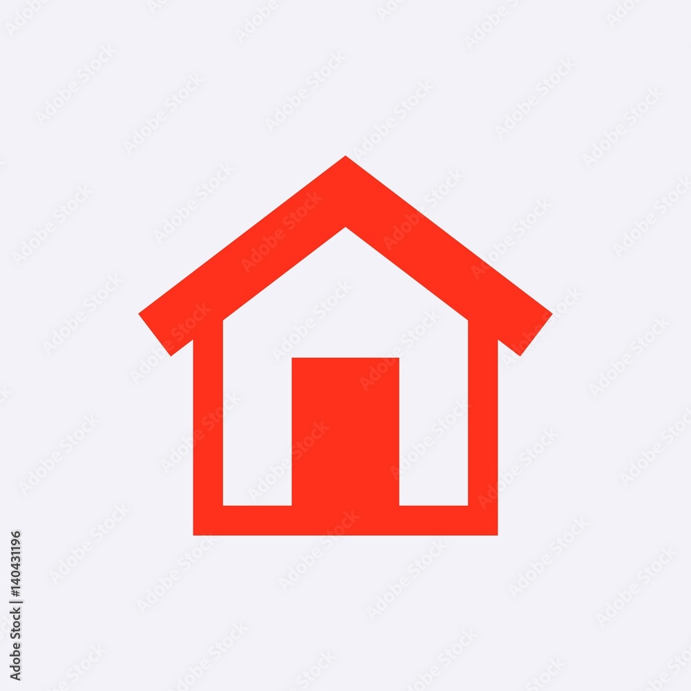 home icon stock vector illustration flat design home icon stock vector illustration flat design