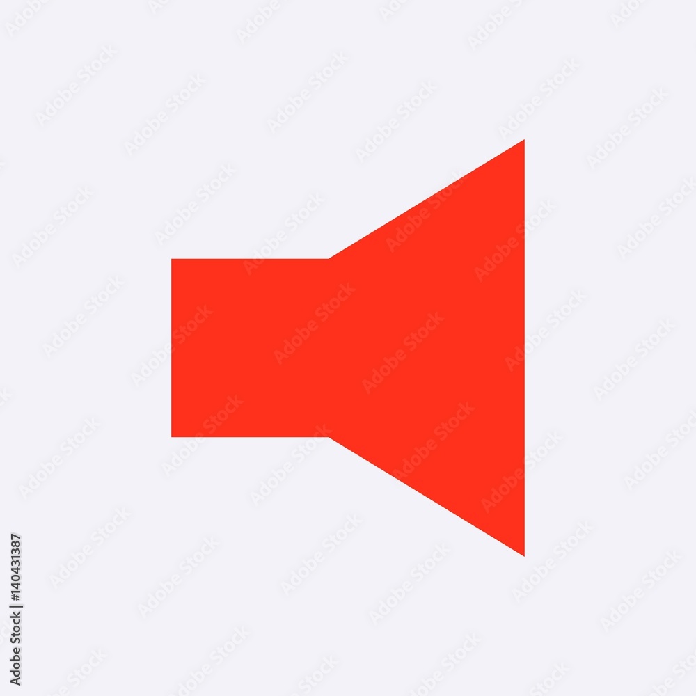 volume icon stock vector illustration flat design volume icon stock vector illustration flat design