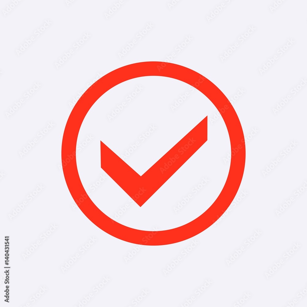 check icon stock vector illustration flat design check icon stock vector illustration flat design