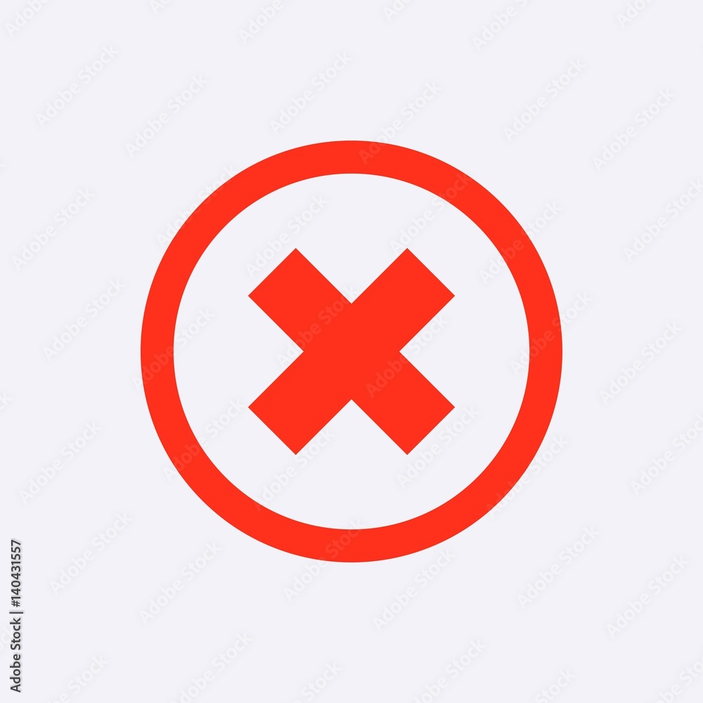 delete icon stock vector illustration flat design delete icon stock vector illustration flat design