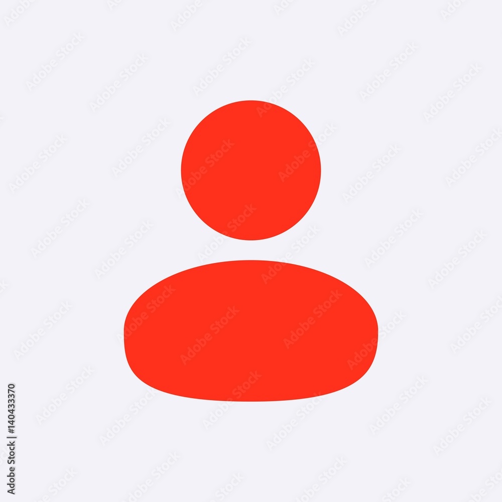 Man icon stock vector illustration flat design Man icon stock vector illustration flat design
