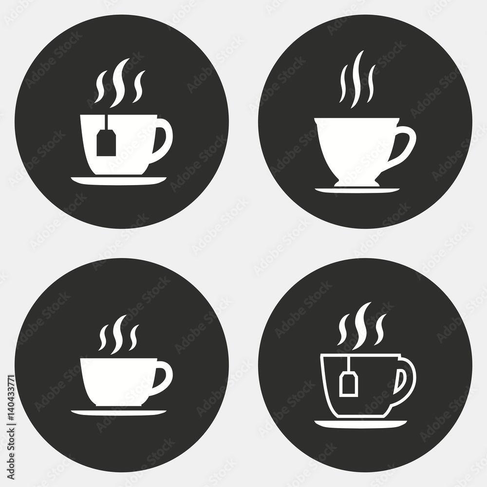 Tea icon set. Tea icon set.
