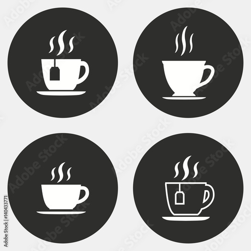 Tea icon set.