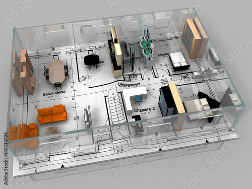 Foto Interior plan and furniture